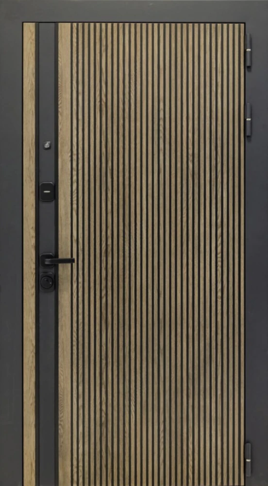 Входная дверь ДвериПРО Росна ПВХ 10мм Астрод веллуто бьянко DPRO226484 внешняя сторона